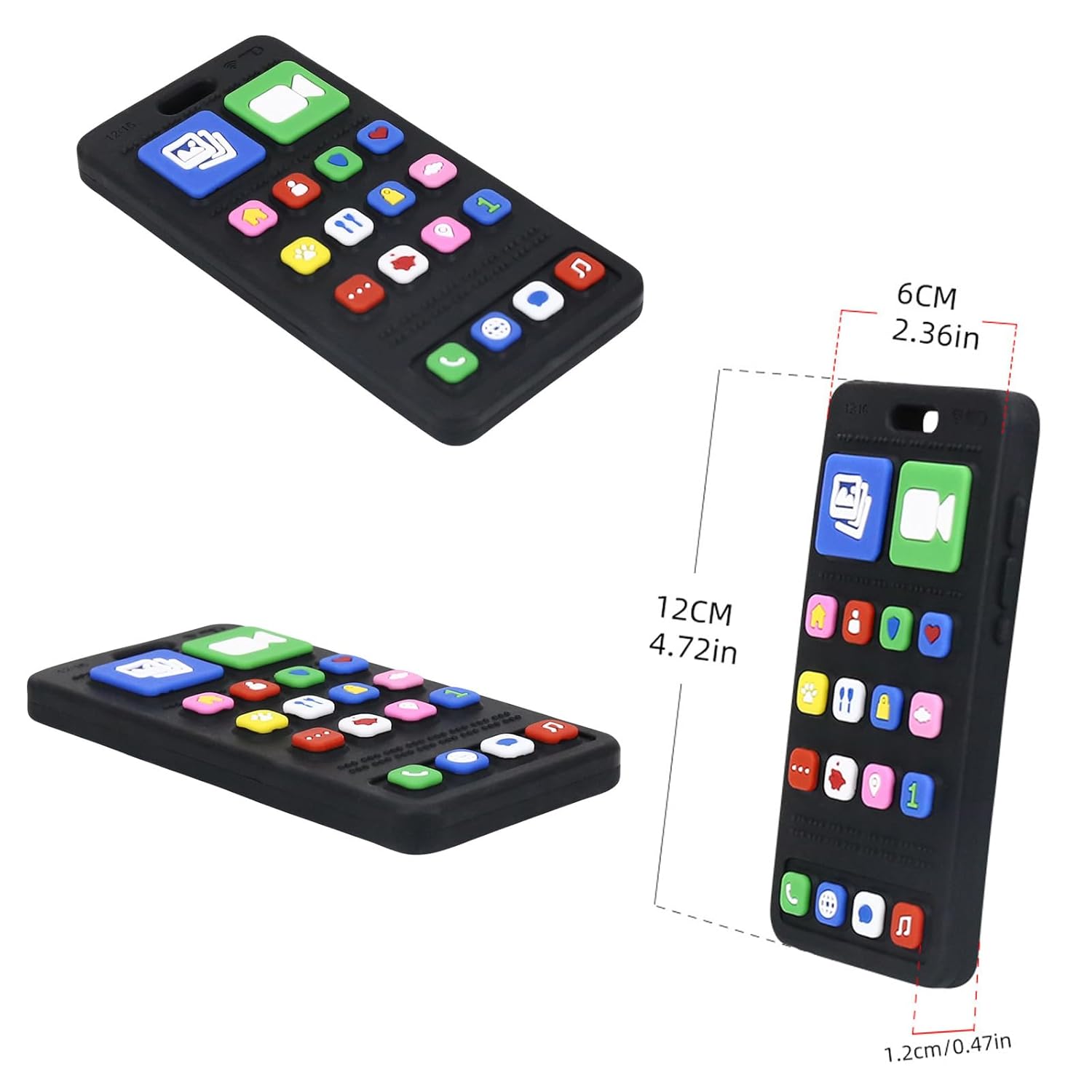 Remote Control Silicone Teether