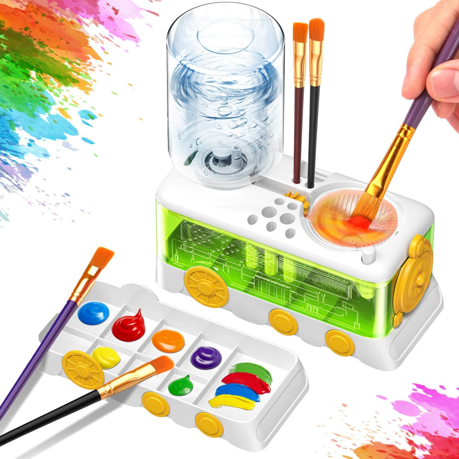 Paint Brush Cleaner & Tray