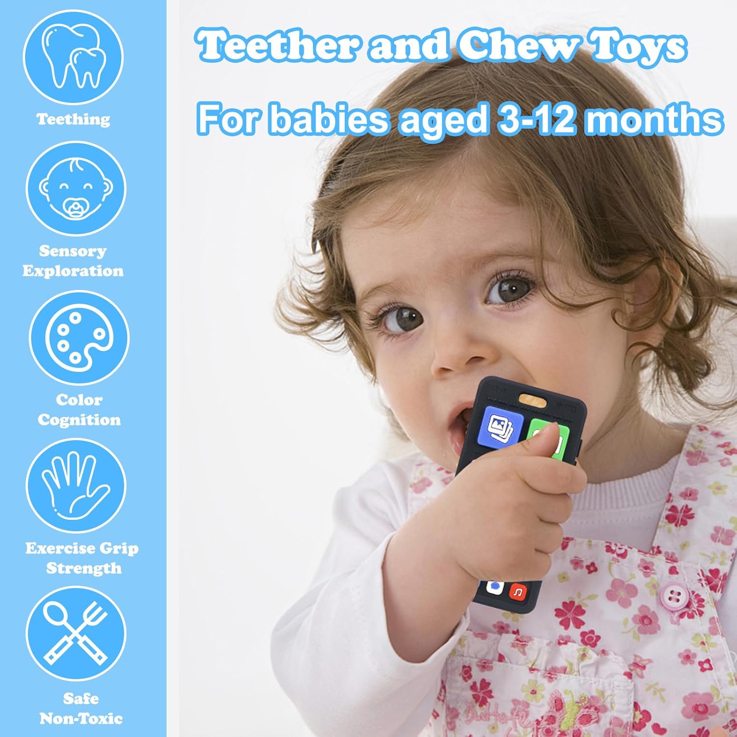 Remote Control Silicone Teether