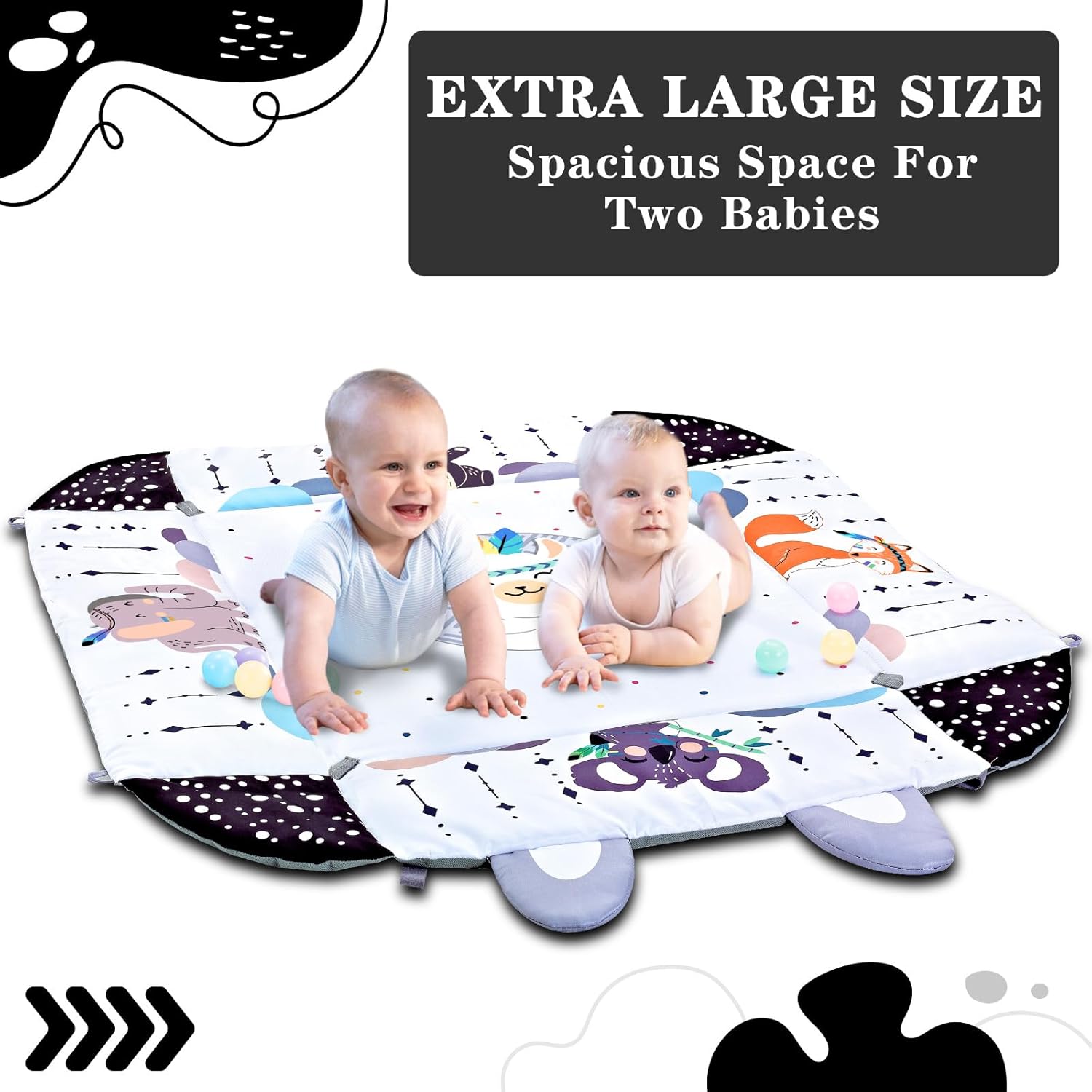 Baby Gym Play Mat, 8-in-1