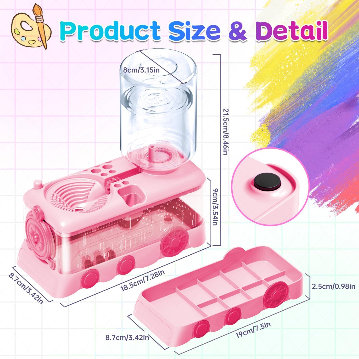 Paint Brush Cleaner & Tray