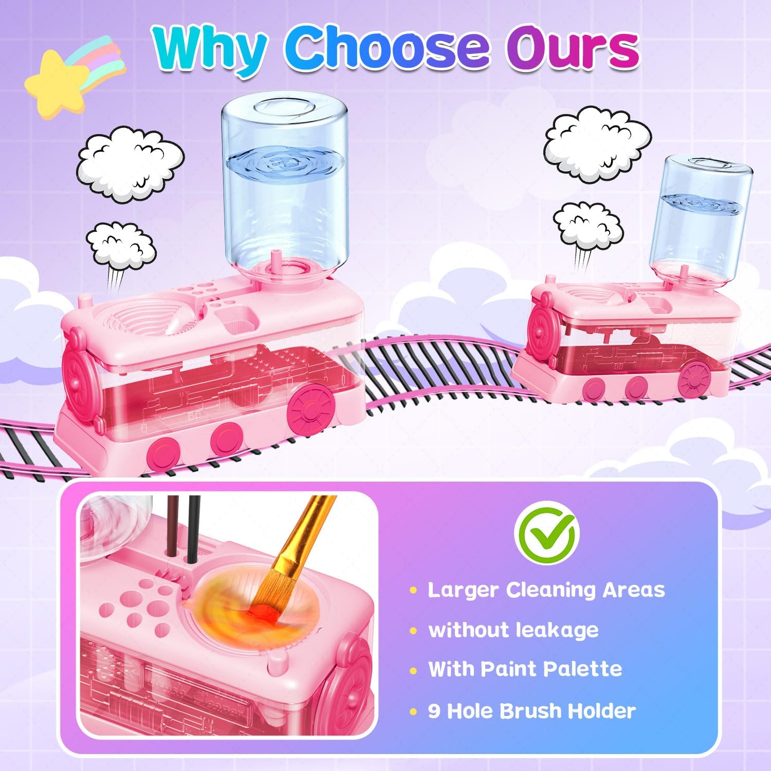 Paint Brush Cleaner & Tray