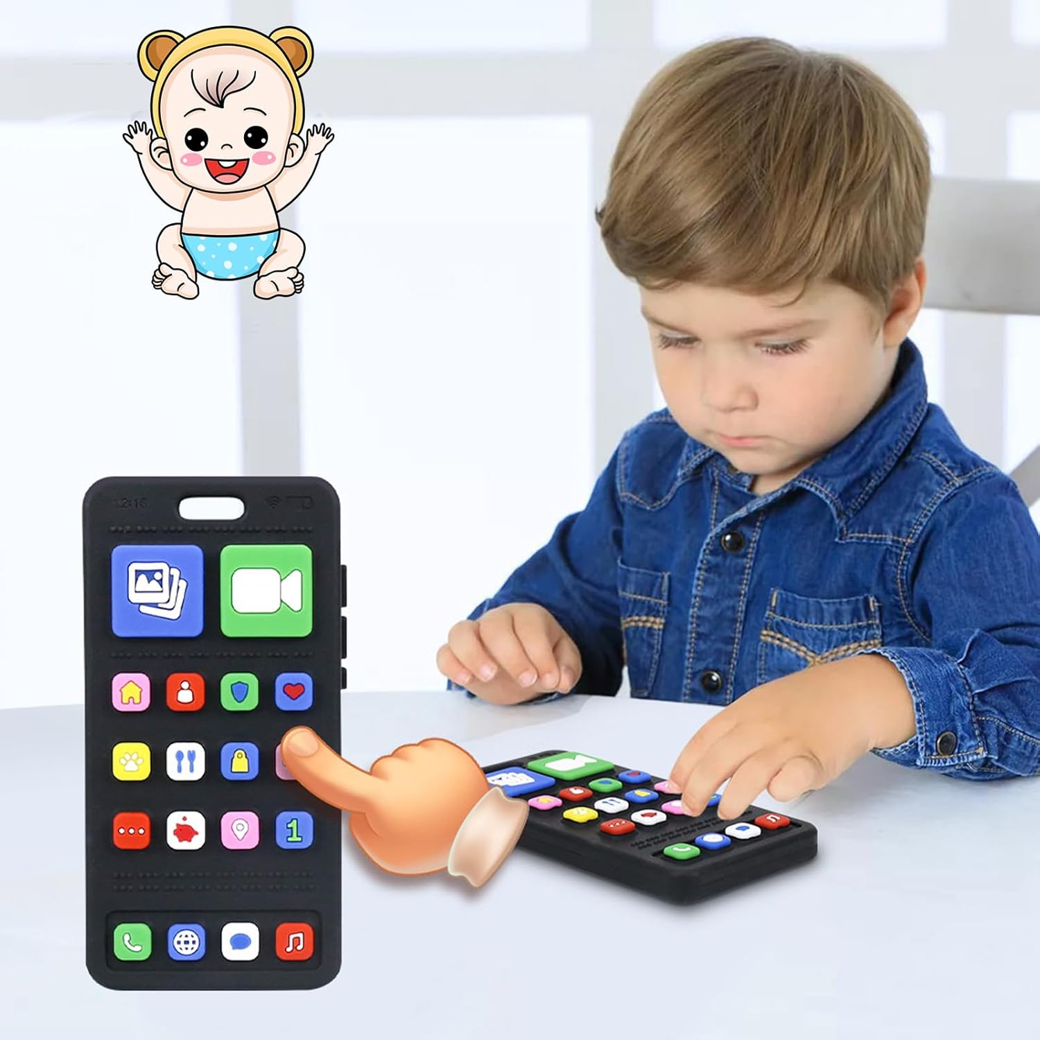 Remote Control Silicone Teether