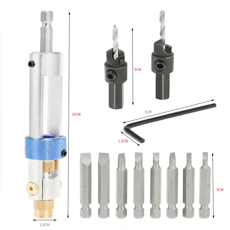 20PCS Flip Drill Bit Set with Case