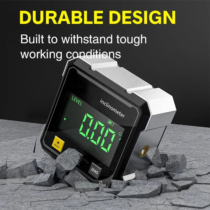 NEW 4-Side Magnetic Digital Angle Gauge