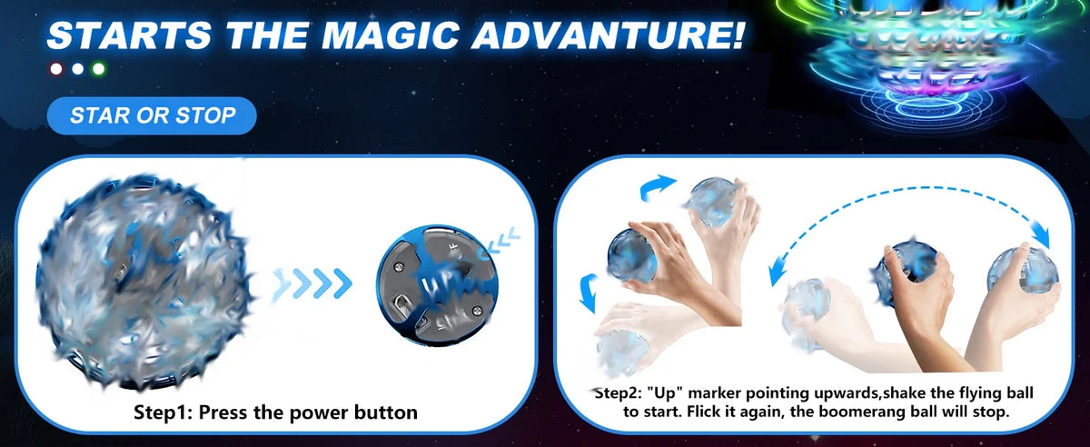 Flying Orb Boomerang Ball
