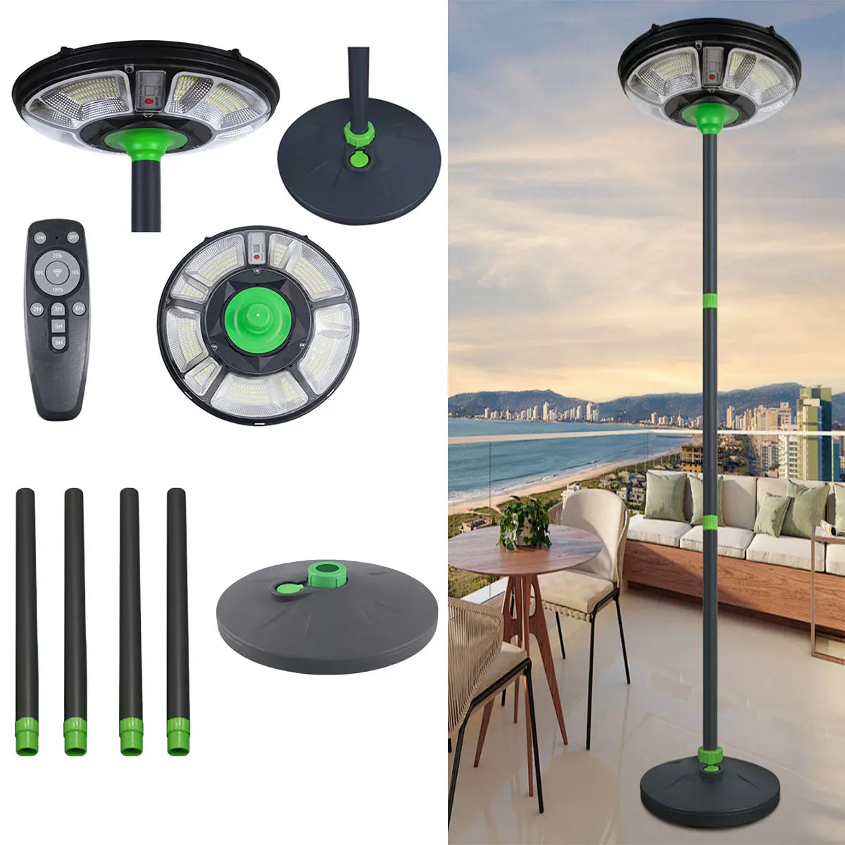 1000W Movable garden street lamp