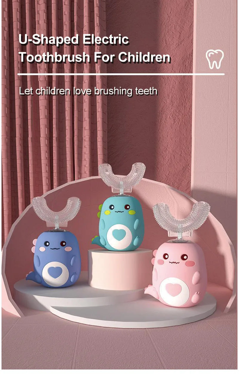 U-shaped Electric Toothbrush (Ages 2-6, 6-12)