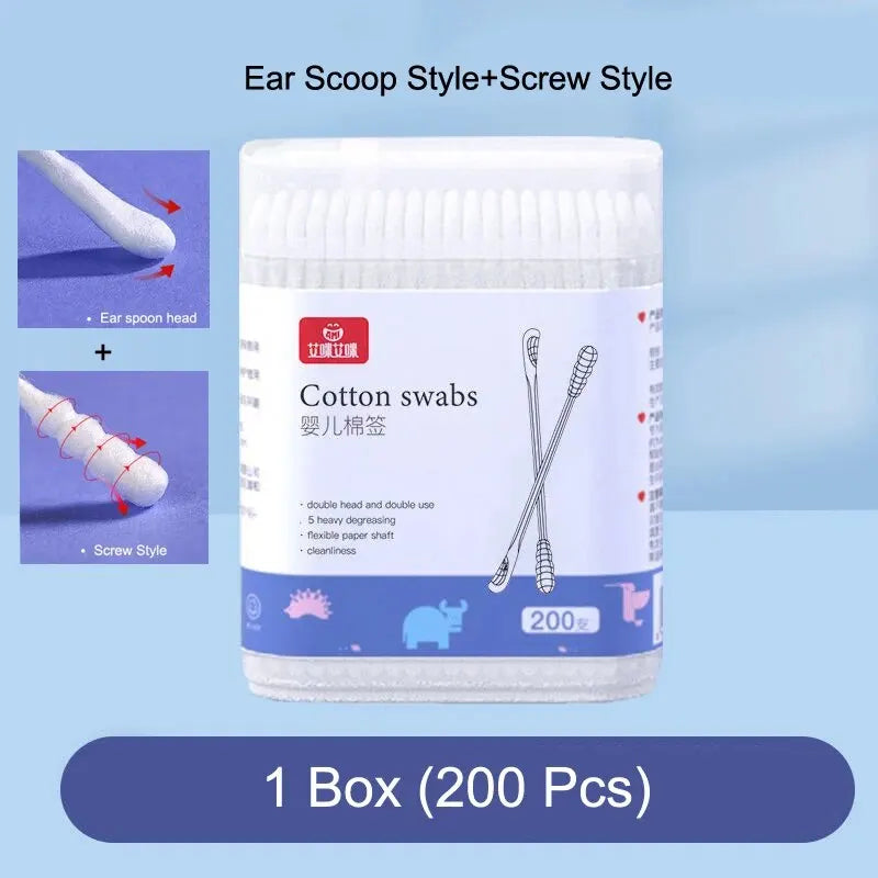 400/200 Pcs Double Head Cotton Swab