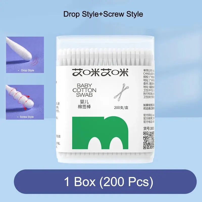 400/200 Pcs Double Head Cotton Swab