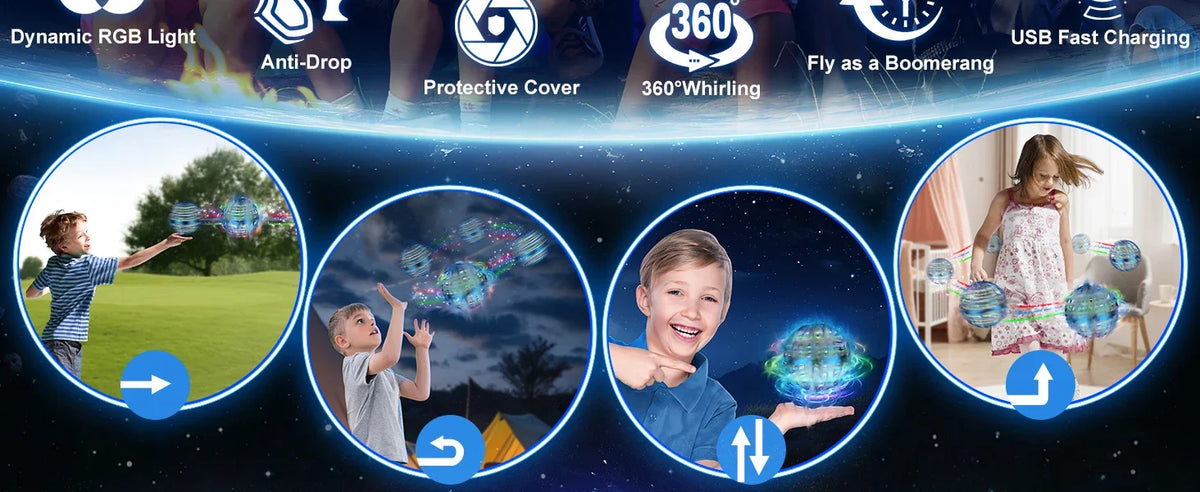 Flying Orb Boomerang Ball