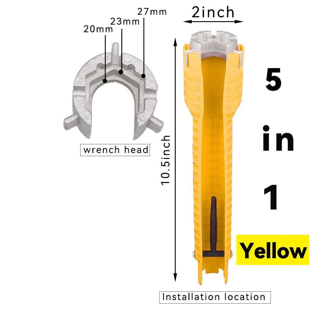 8-in-1 Sink Faucet Wrench