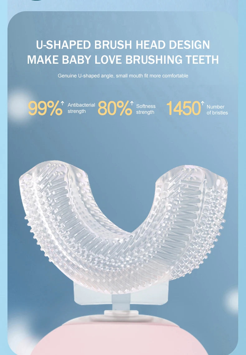 U-shaped Electric Toothbrush (Ages 2-6, 6-12)