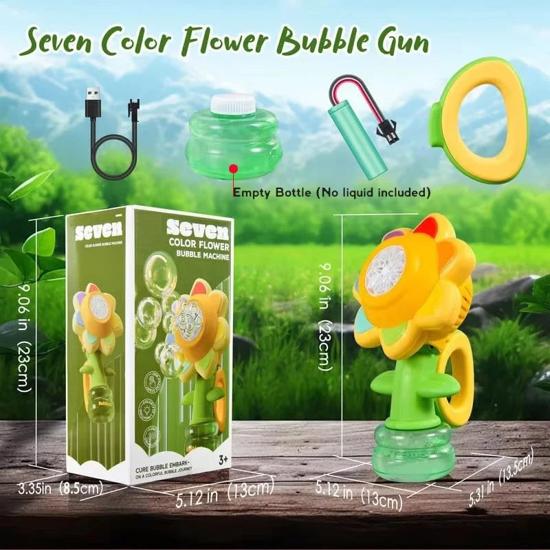 Sunflower Bubble Machine