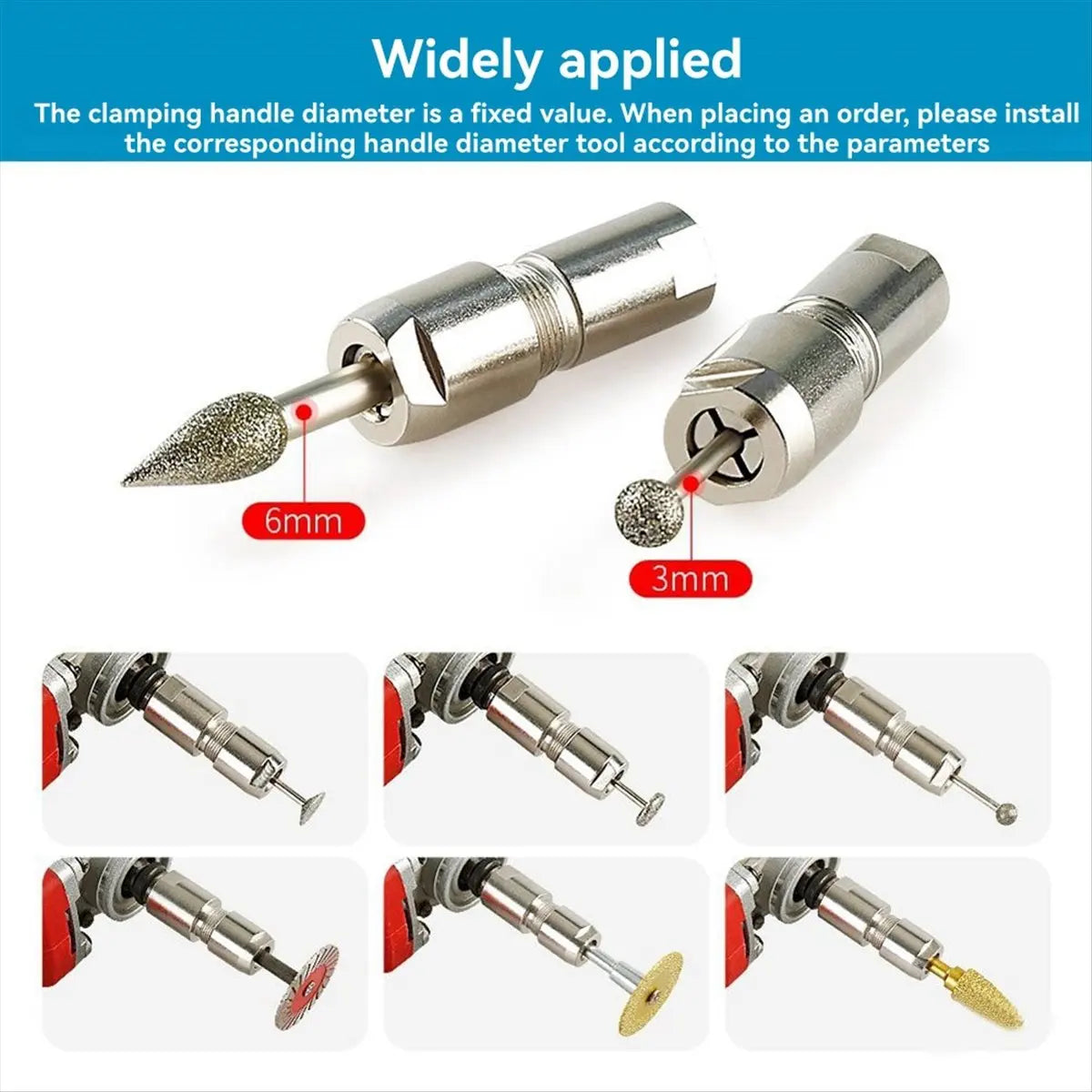 Angle Grinder to Drill Chuck Adapter Set