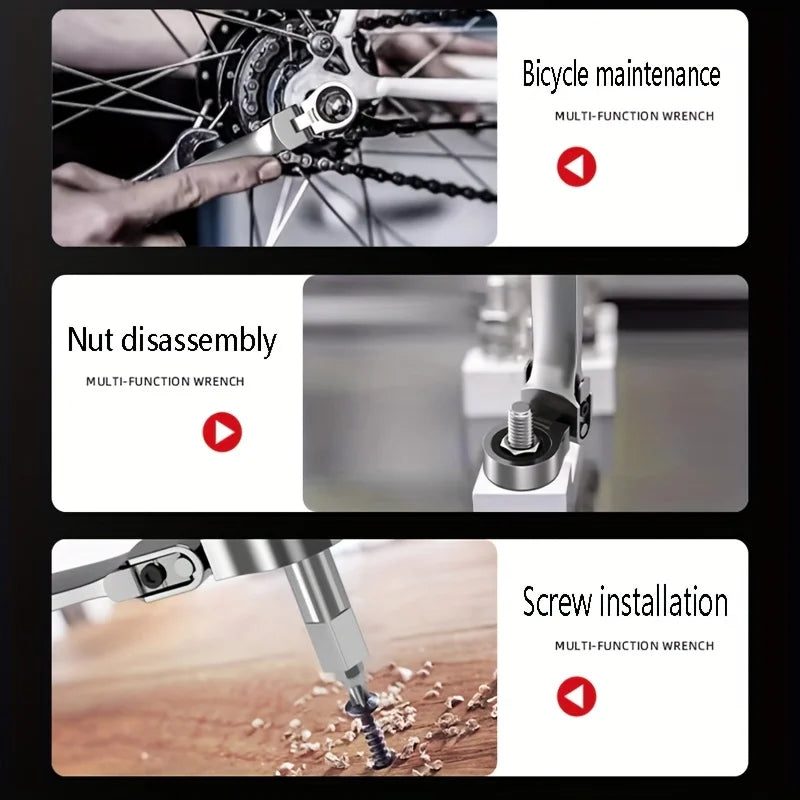 Modular Ratchet Wrench Set with Interchangeable Heads
