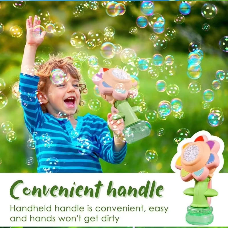 Sunflower Bubble Machine