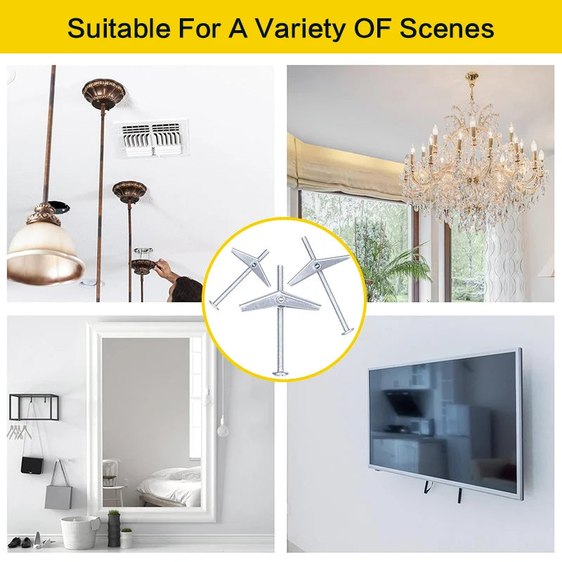 Heavy Duty Hollow Wall Anchors for Drywall Ceiling