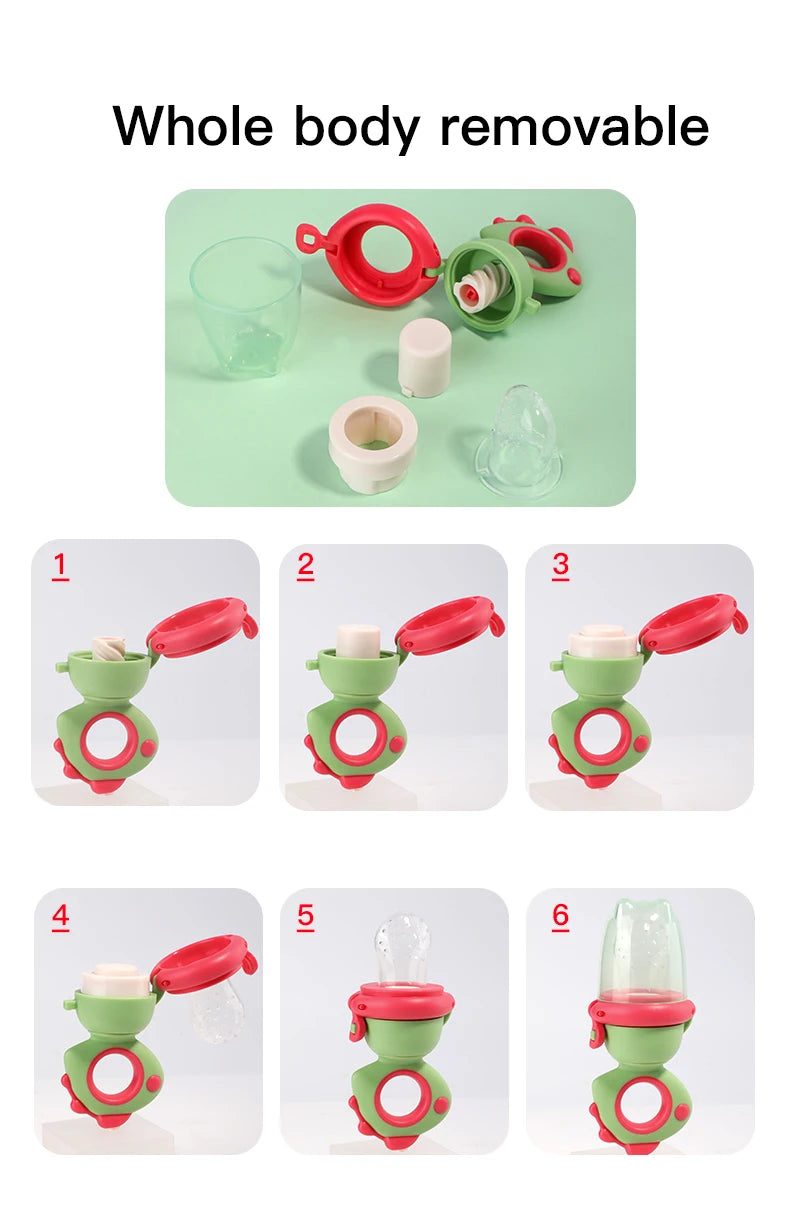Rotating Push-type Food Feeder