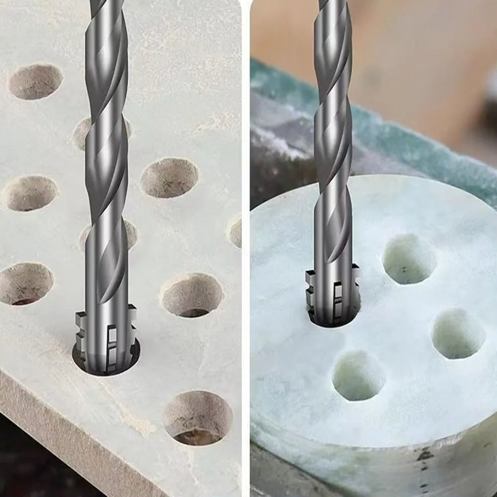 Titanium Masonry Drill Bits with 1/4" Hex Shank