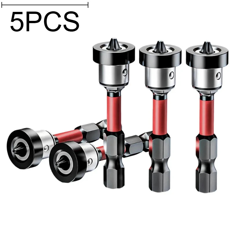 5 Pack Positioning Screwdriver Bits