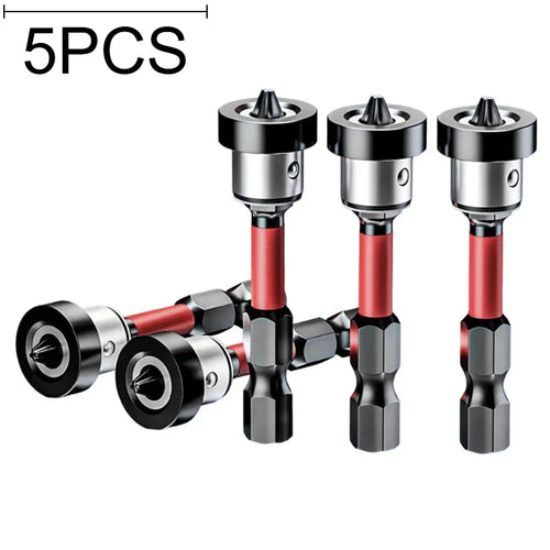 5 Pack Positioning Screwdriver Bits