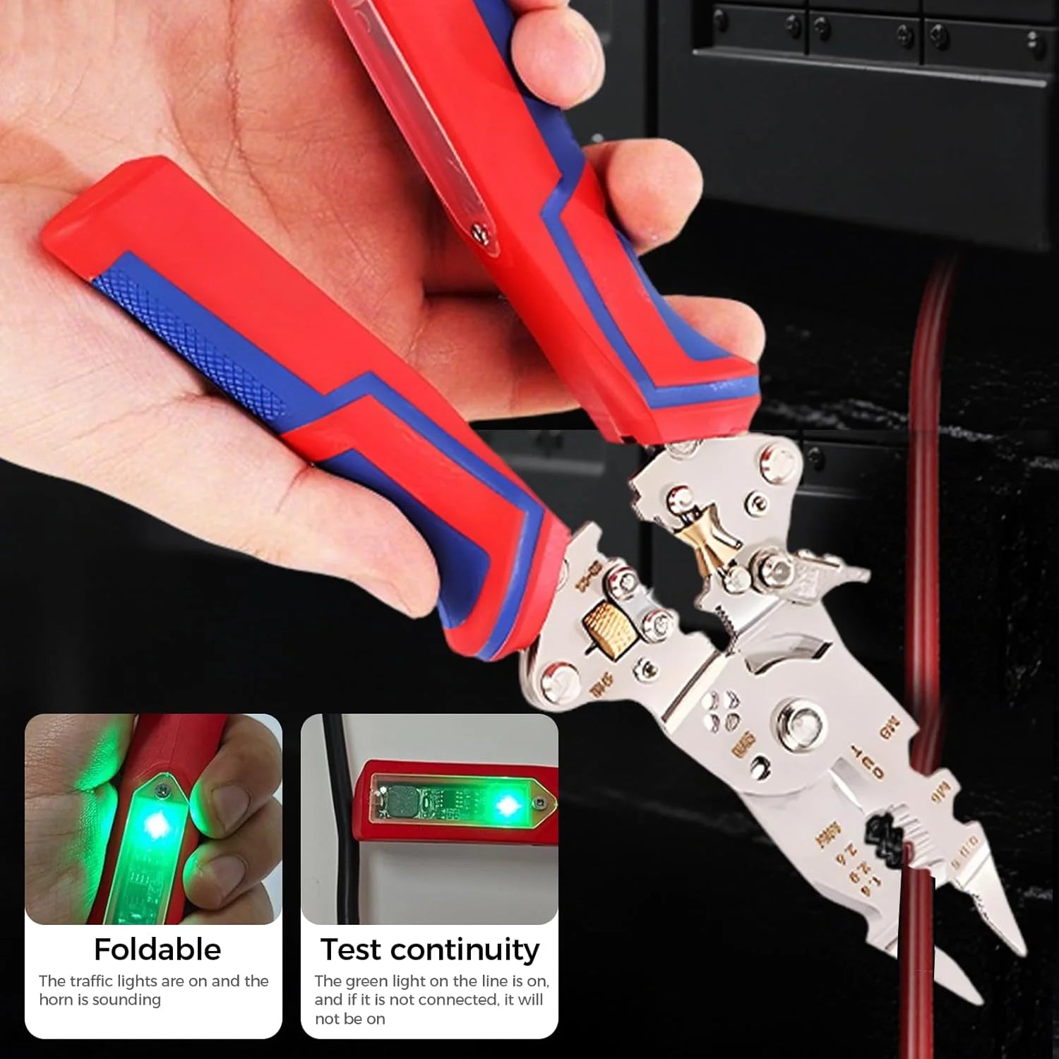 Foldable Wire Stripper & Electrician Multi-Tool