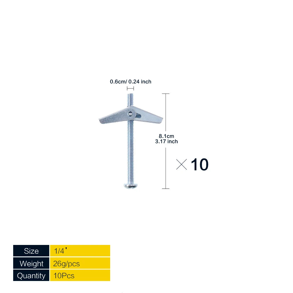 Heavy Duty Hollow Wall Anchors for Drywall Ceiling