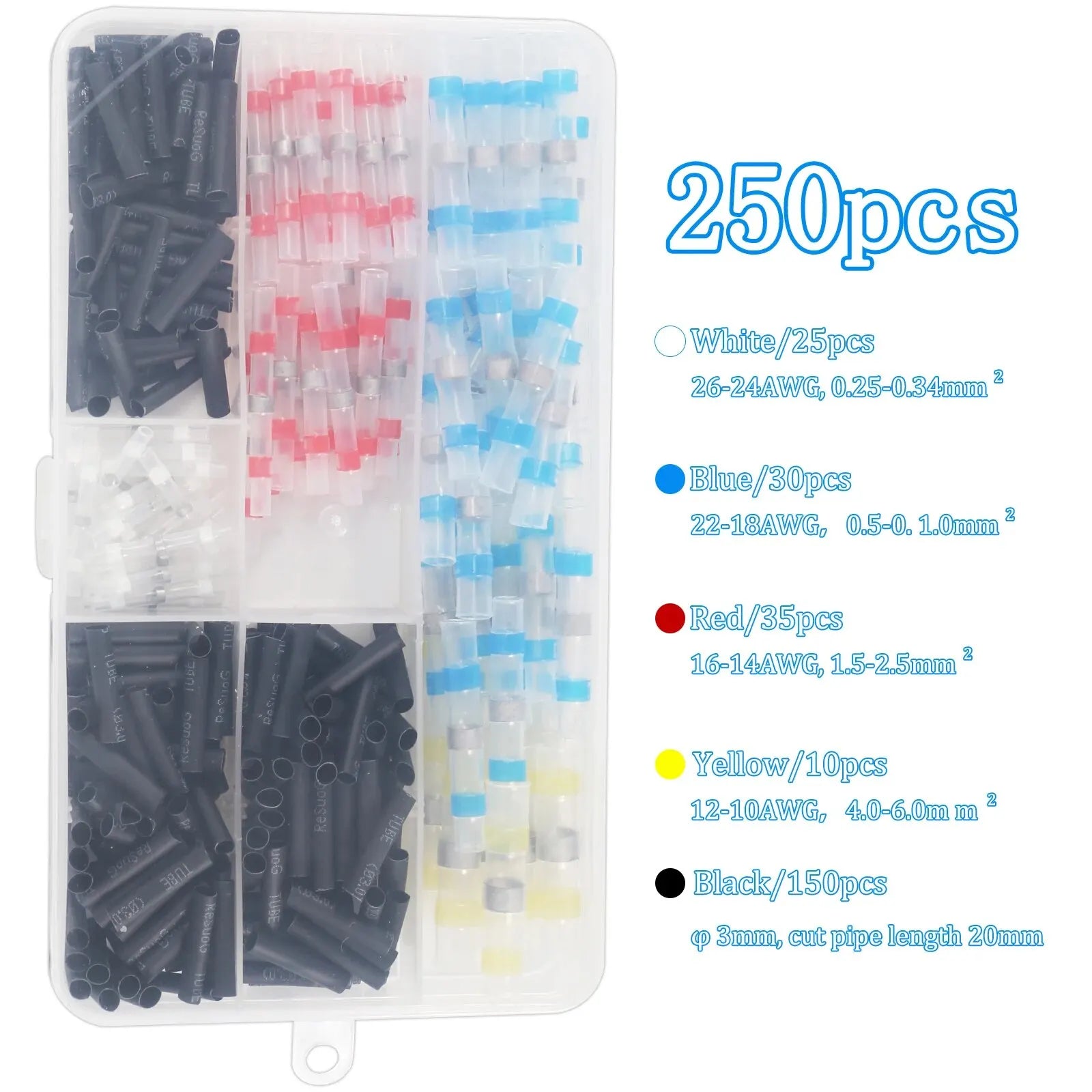 Waterproof Wire Connectors 100/250 Pack
