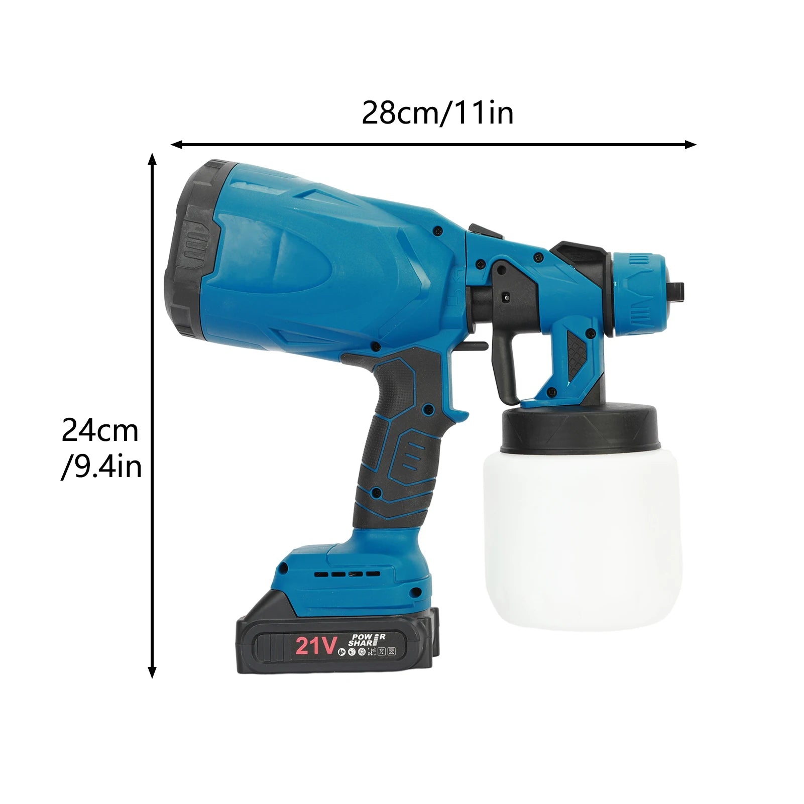 Electric Paint Sprayer + 2 Batteries