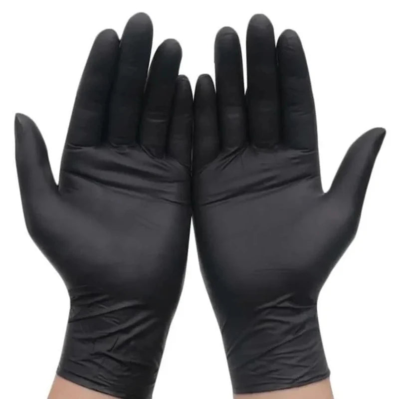 Black Nitrile Gloves