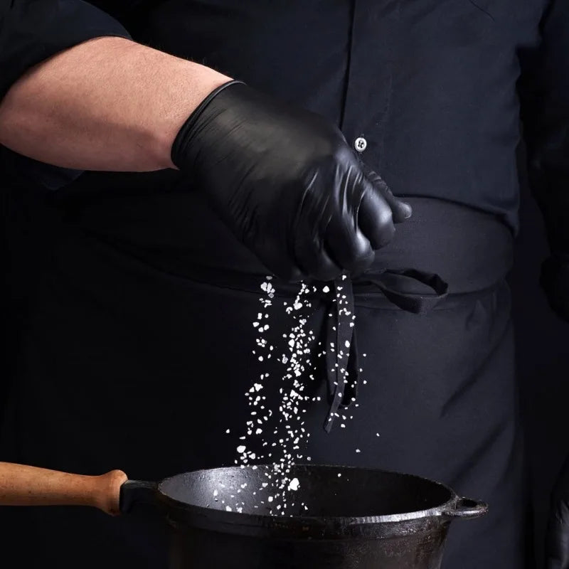 Black Nitrile Gloves