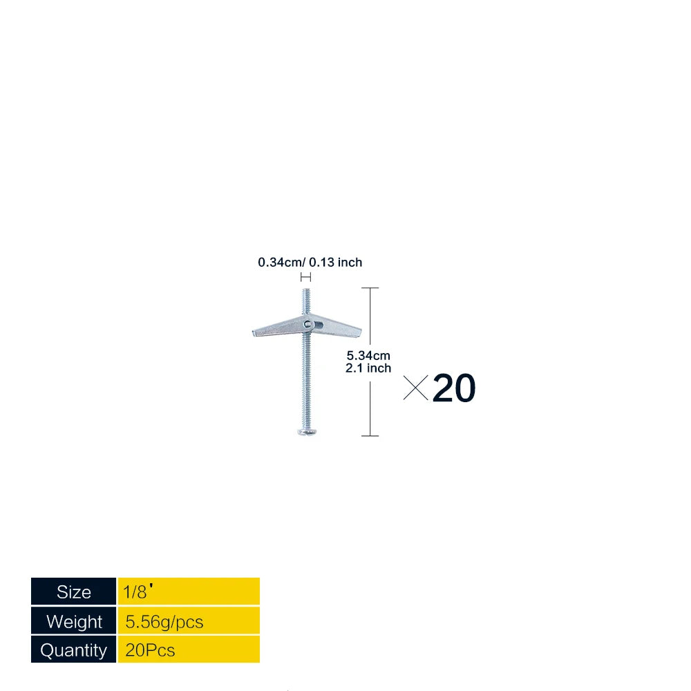 Heavy Duty Hollow Wall Anchors for Drywall Ceiling