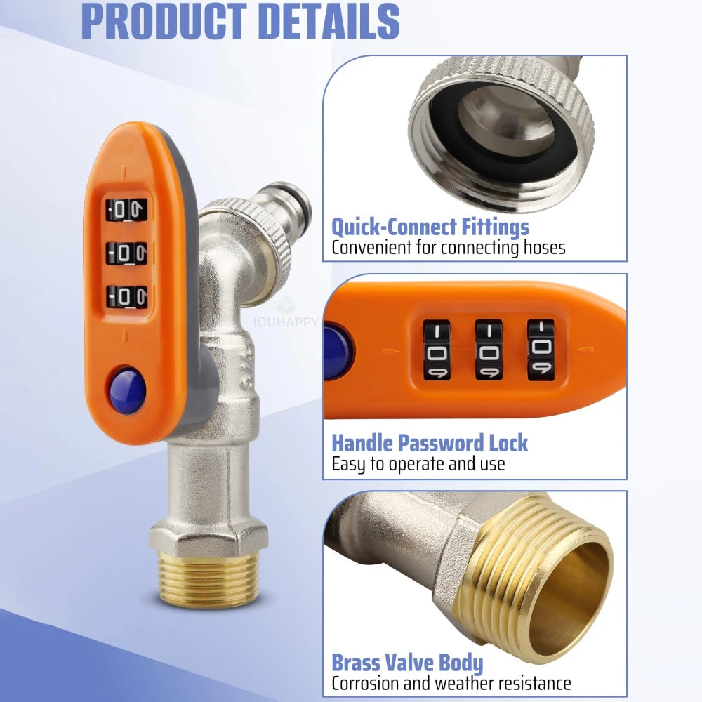 Lockable Outdoor Faucet – Anti-Theft Water Tap