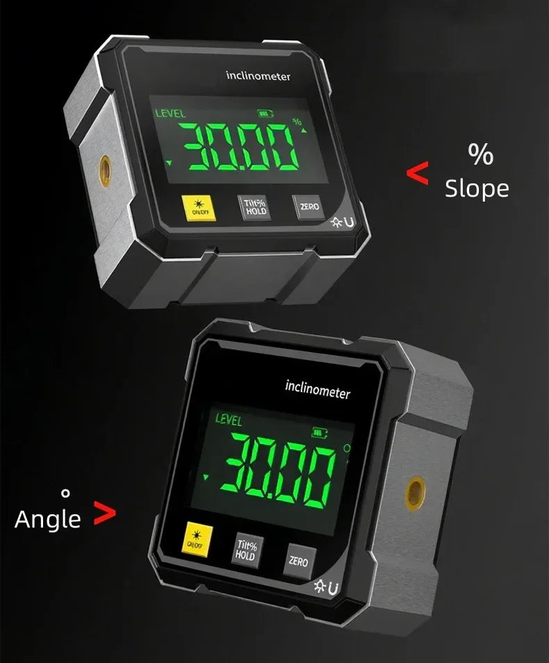 NEW 4-Side Magnetic Digital Angle Gauge