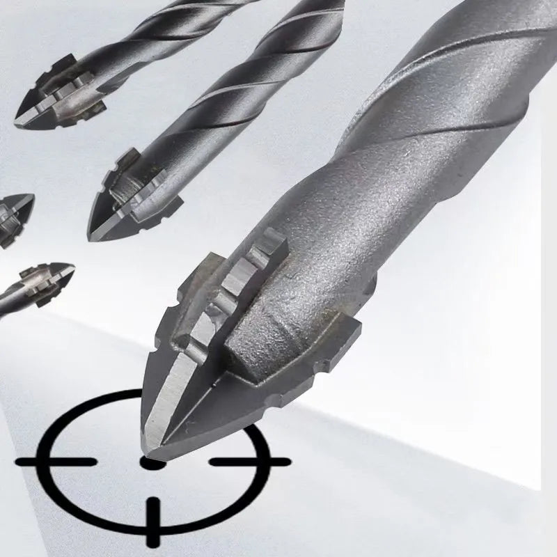 Titanium Masonry Drill Bits with 1/4" Hex Shank