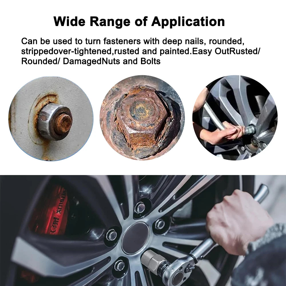 Damaged Nut & Bolt Extractor Set