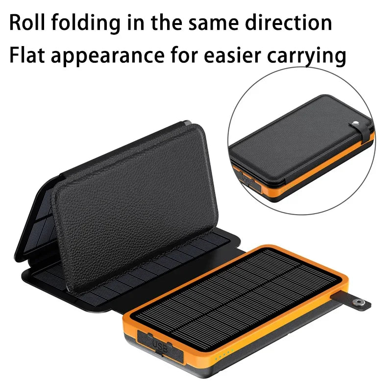 500000mAh Solar Power Bank 120W Fast Charging