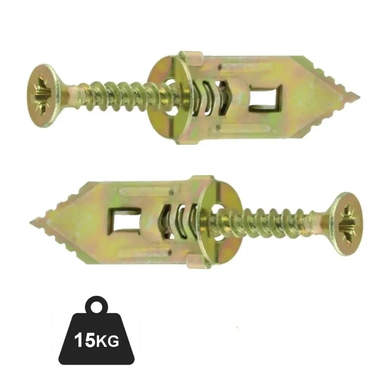 30/60/100Sets Self Drilling Drywall Anchors