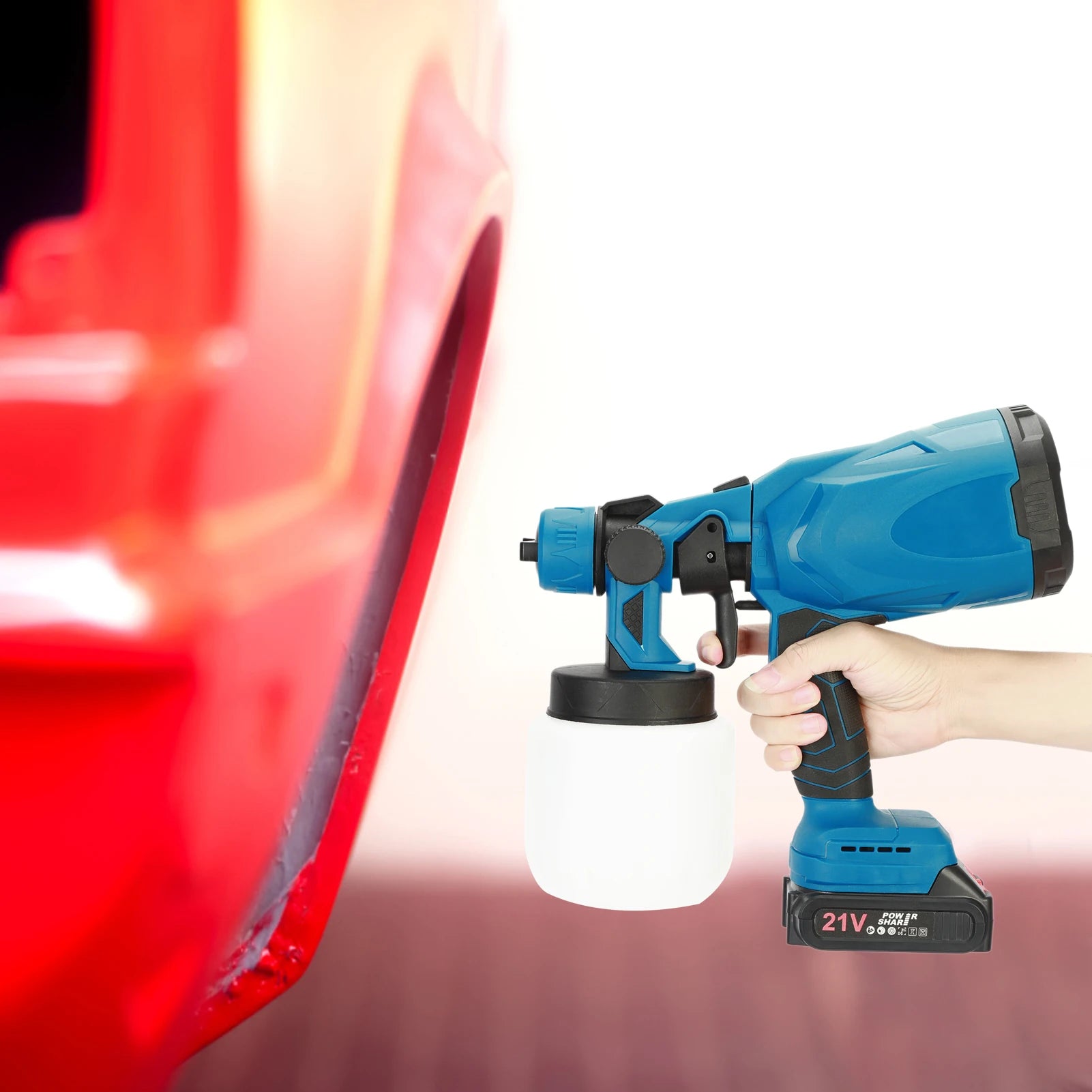 Electric Paint Sprayer + 2 Batteries