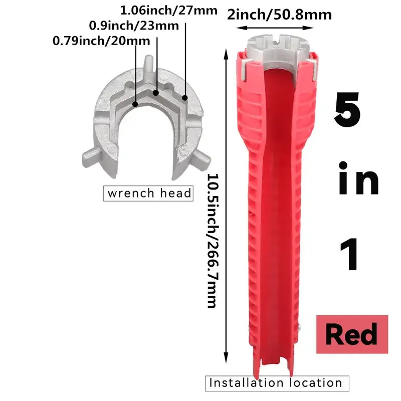 8-in-1 Sink Faucet Wrench