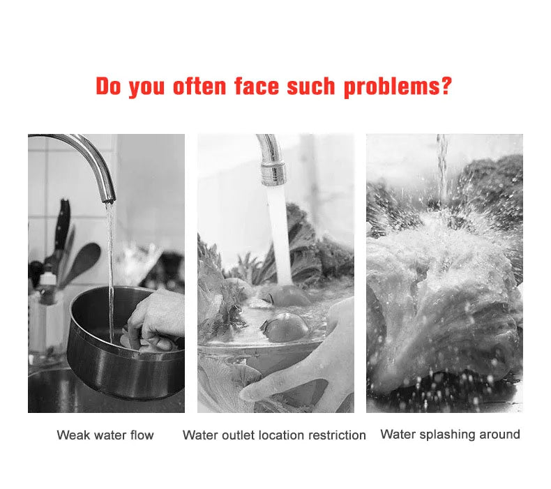 360° Rotating Dual-Mode Faucet Aerator