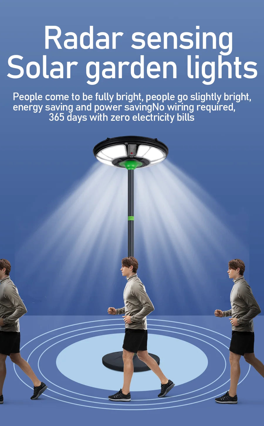 1000W Movable garden street lamp