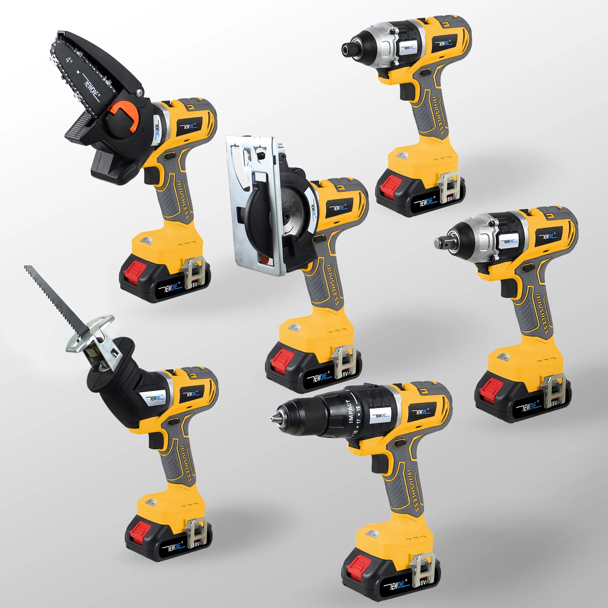 NEW 12-in-1, 18V Brushless Multi Tool