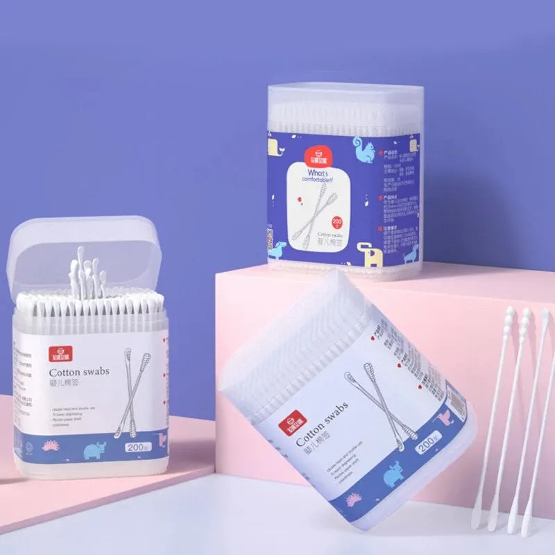 400/200 Pcs Double Head Cotton Swab