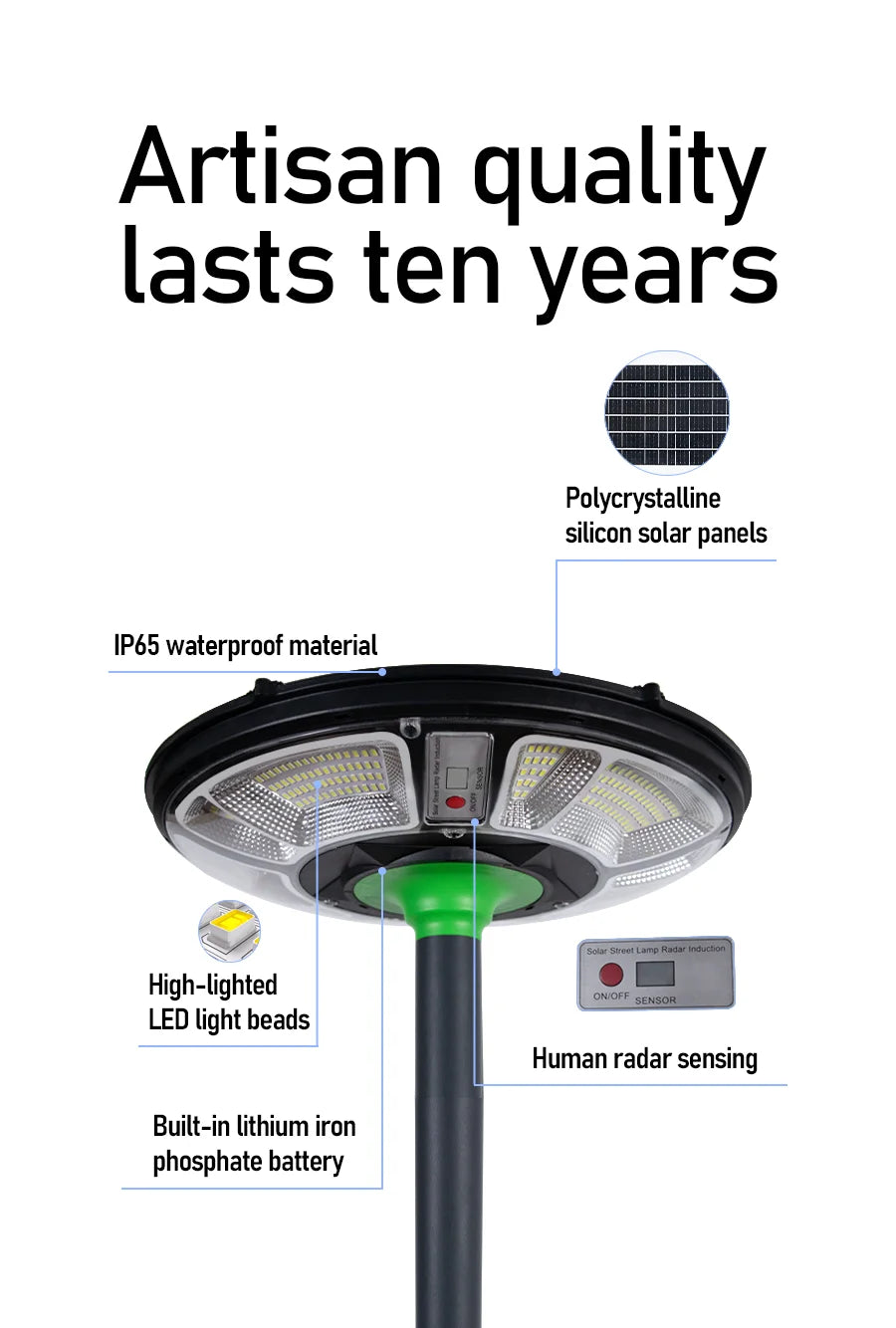 1000W Movable garden street lamp