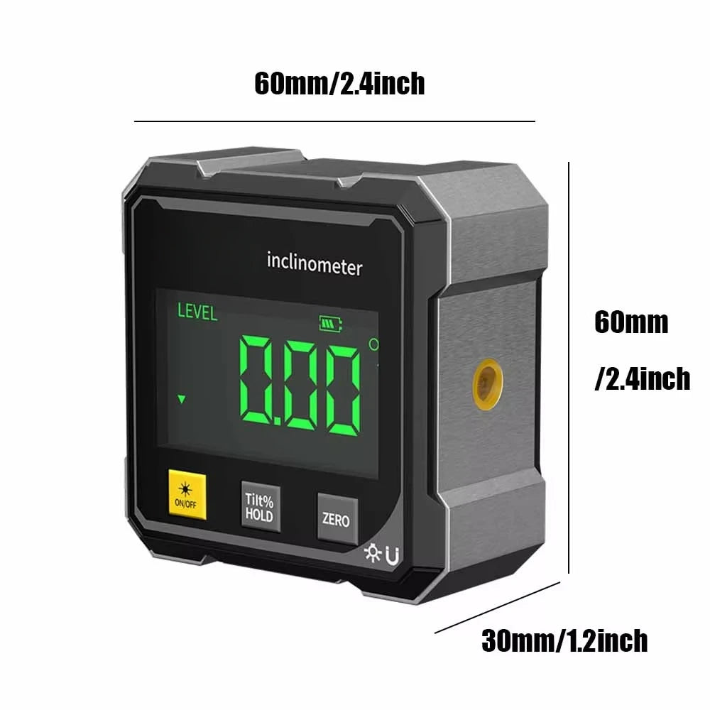 NEW 4-Side Magnetic Digital Angle Gauge