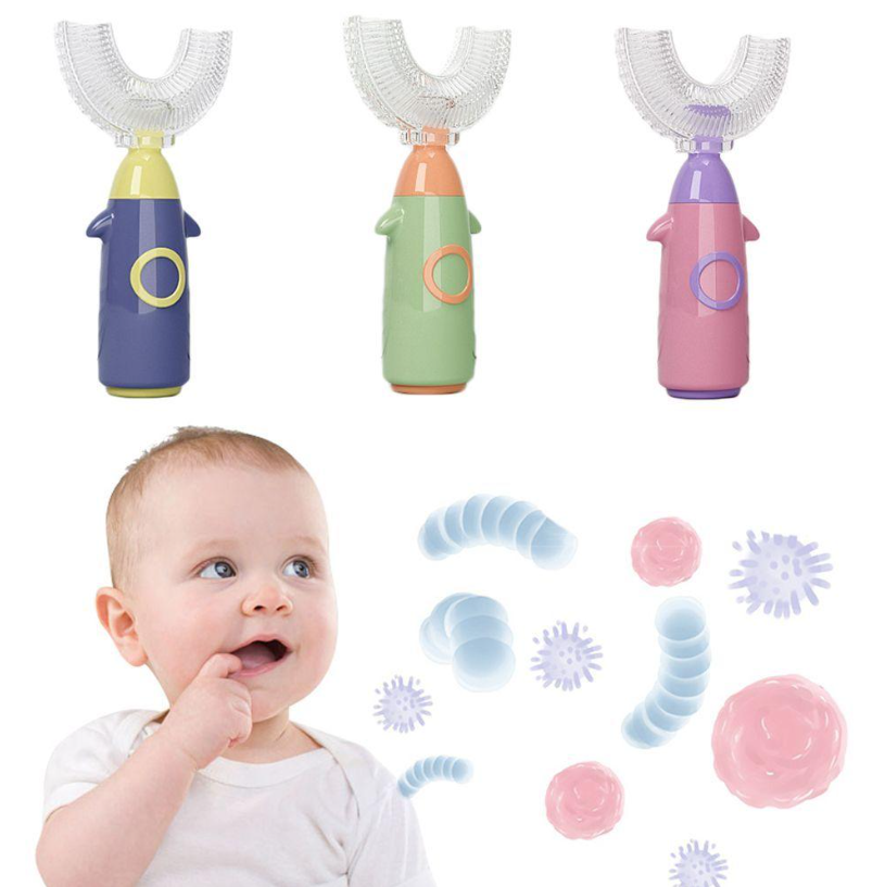 Kids U-Shaped Toothbrush (Ages 2–6)