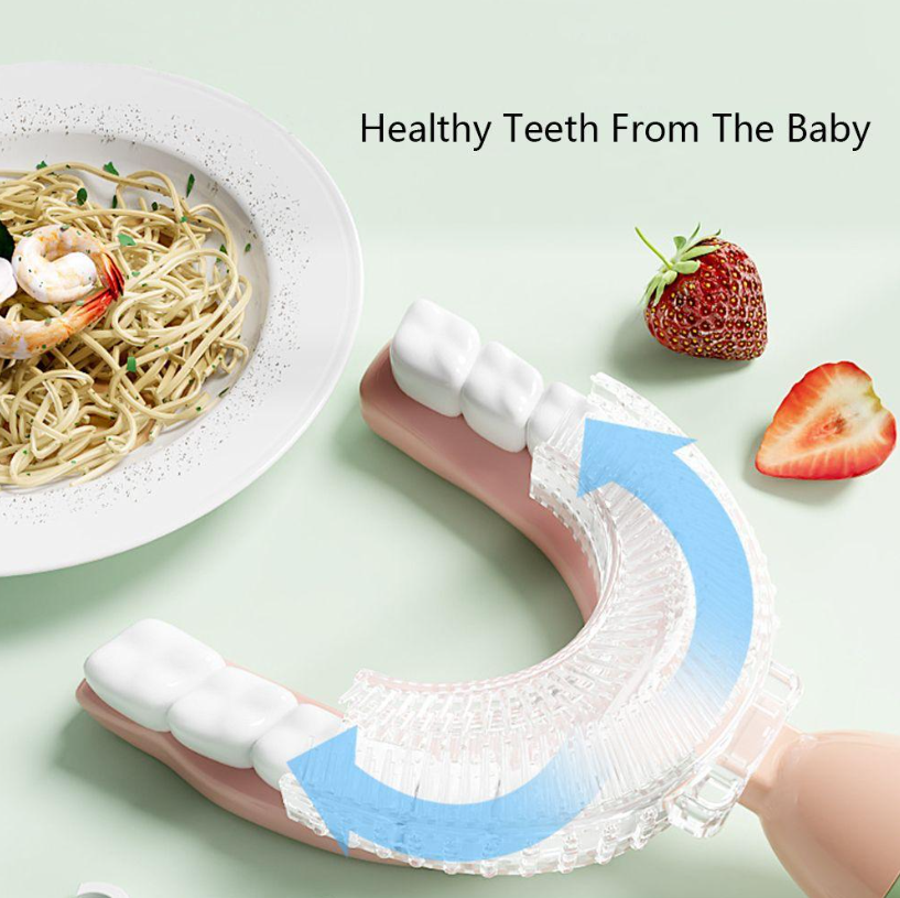 Kids U-Shaped Toothbrush (Ages 2–6)