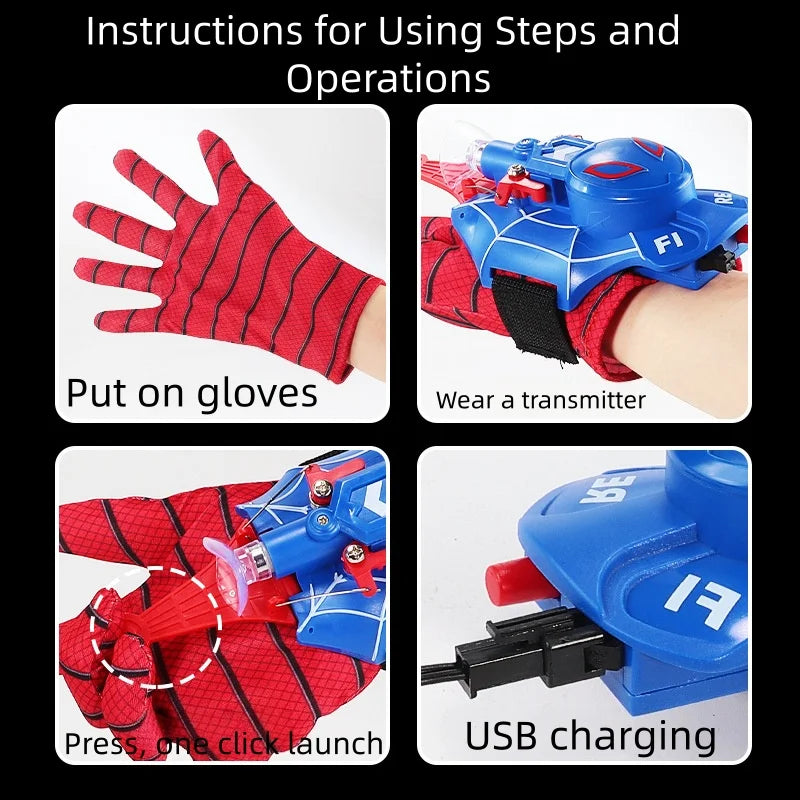 Spider Web Wrist Launcher Toy
